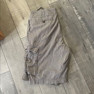 W.R.K Men's Striped Gray Cargo Shorts